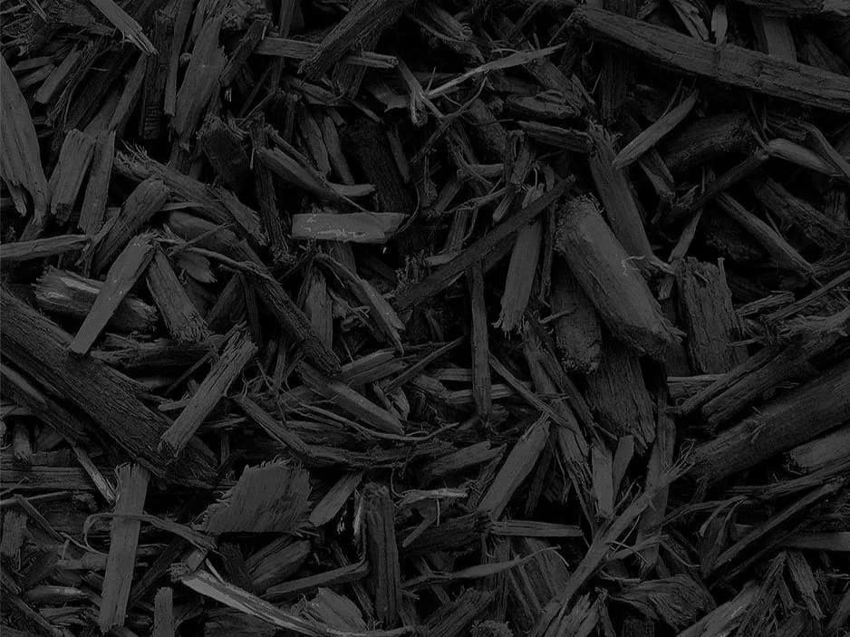 Black Wood Chips landscape material