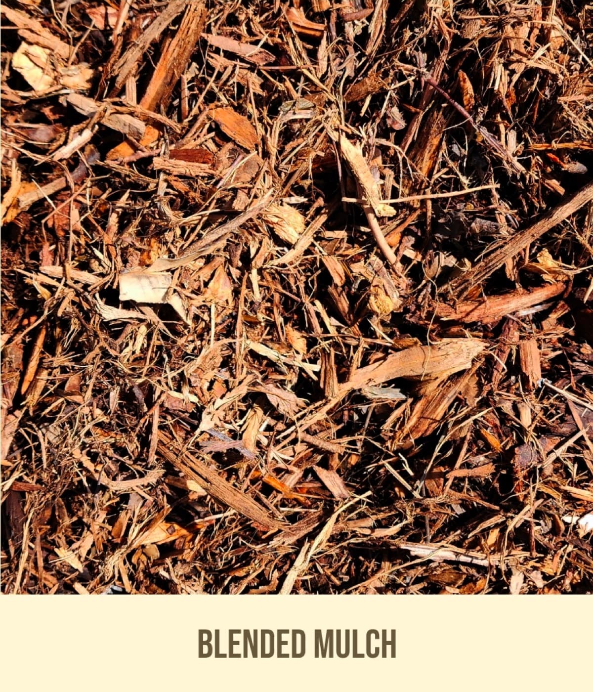 Blended Mulch landscape material