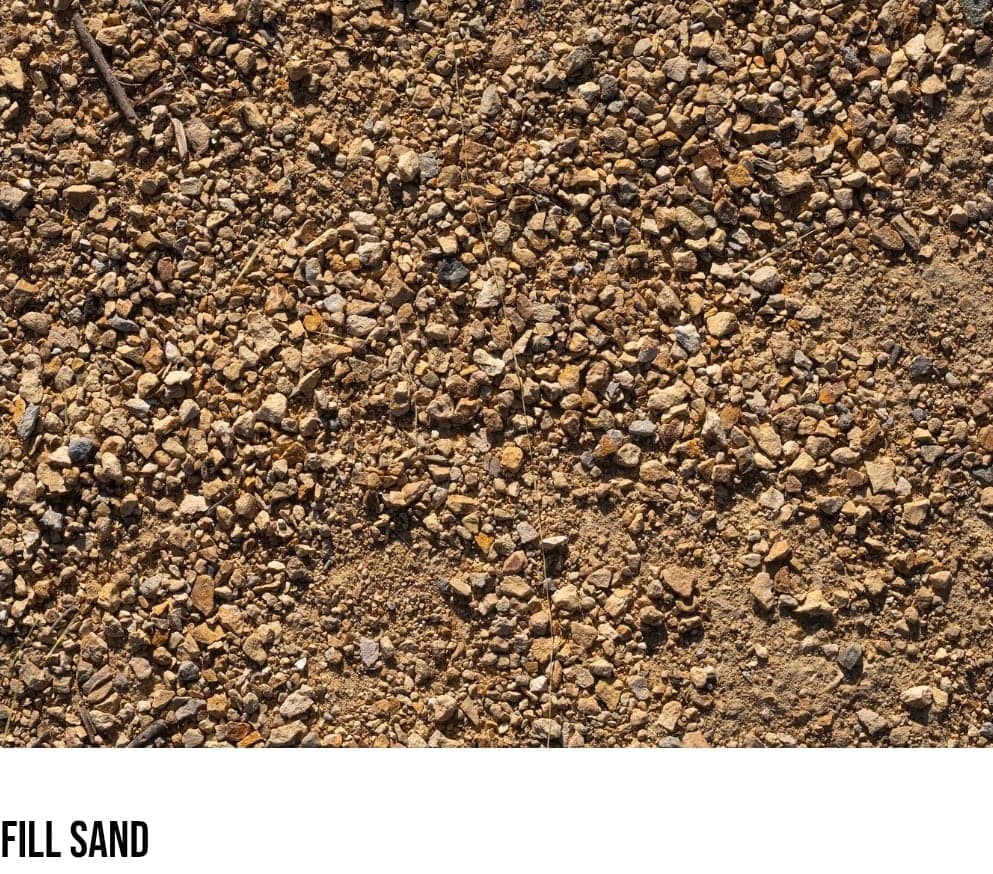 Fill Sand landscape material